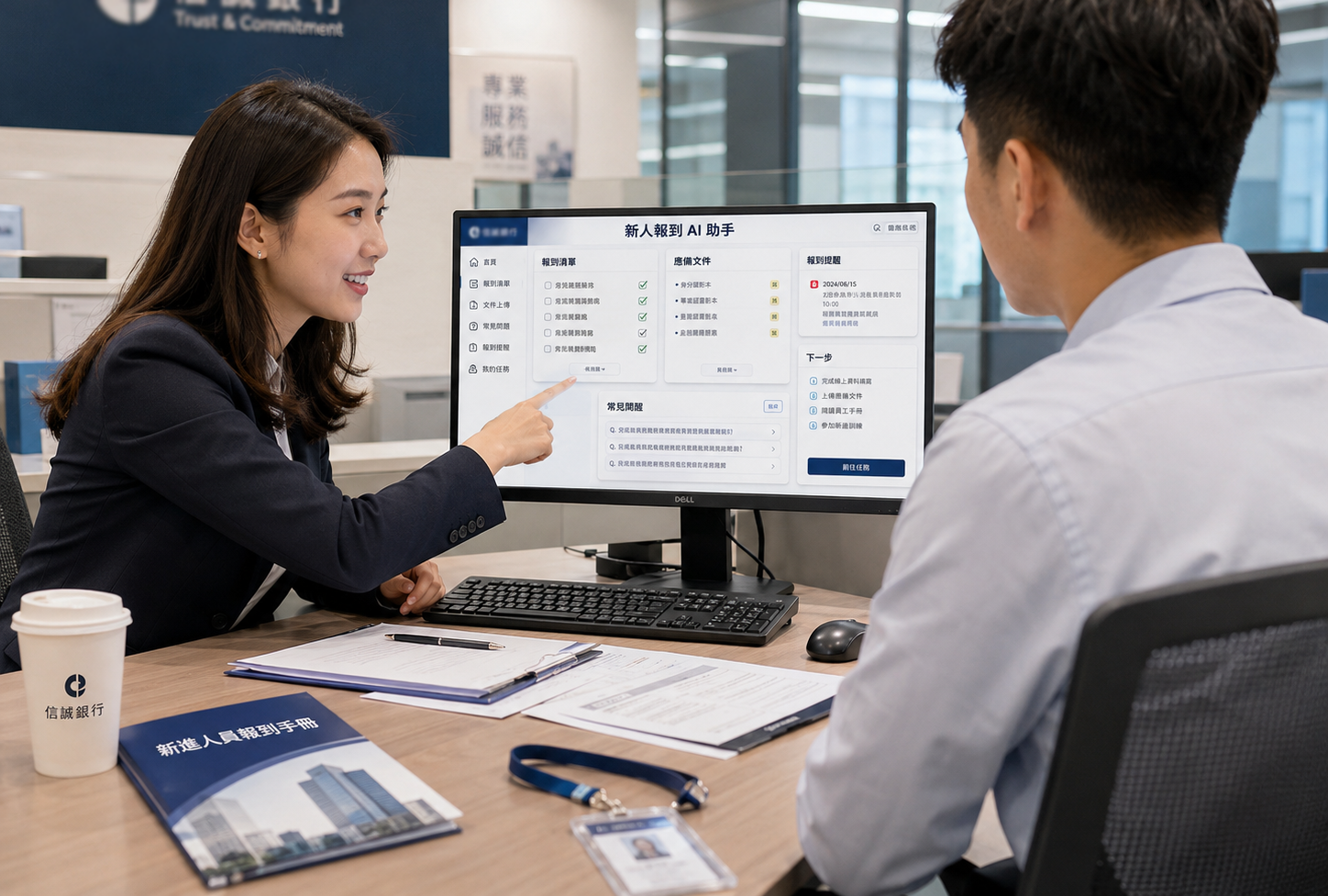 新人報到 AI 助手實作案例